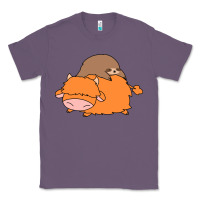 Lavender sloth and highland cow Classic Tee - linhVisuals
