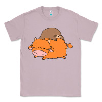 Lilac sloth and highland cow Classic Tee - linhVisuals
