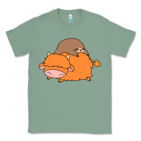 Sage sloth and highland cow Classic Tee - linhVisuals
