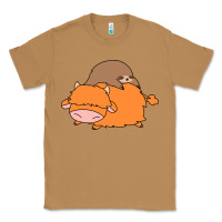 Toasted Coconut sloth and highland cow Classic Tee - linhVisuals