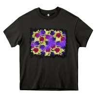 Asphalt halloween bat and roses background Heavy Core Tee - BundleAndBundleShop
