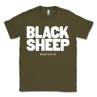 Army Green black sheep Classic Tee - linhVisuals