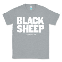 Heather Grey black sheep Classic Tee - linhVisuals