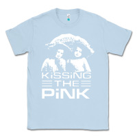 Dusty Blue gift for men kissing the pink Classic Tee - linhVisuals