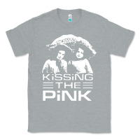 Heather Grey gift for men kissing the pink Classic Tee - linhVisuals
