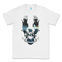 White unsc Classic Tee - linhVisuals