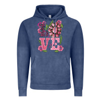 Vintage Denim walentine's day love gemstones Vintage Hoodie - BarkalooDesign