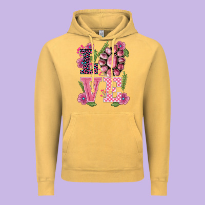 Walentine's Day Love Gemstones Vintage Hoodie Designed By Barkaloodesign