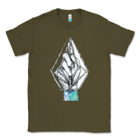 Army Green volcom Classic Tee - linhVisuals