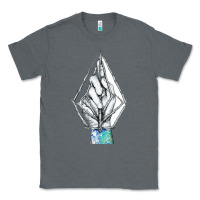 Charcoal Heather volcom Classic Tee - linhVisuals