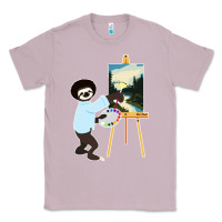 Lilac bob sloth Classic Tee - linhVisuals