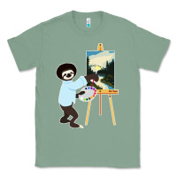 Sage bob sloth Classic Tee - linhVisuals