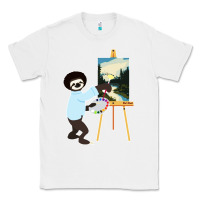 White bob sloth Classic Tee - linhVisuals