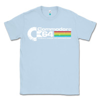 Dusty Blue #commodore 64 Classic Tee - linhVisuals