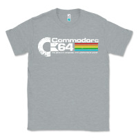 Heather Grey #commodore 64 Classic Tee - linhVisuals