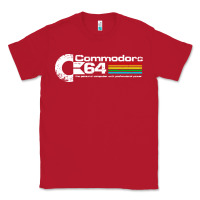 Red #commodore 64 Classic Tee - linhVisuals