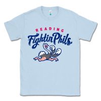 Dusty Blue reading fightin phils Classic Tee - linhVisuals
