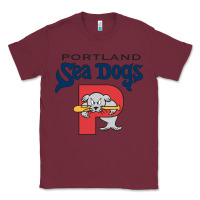 Burgundy sea dogs team Classic Tee - linhVisuals