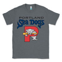 Charcoal Heather sea dogs team Classic Tee - linhVisuals