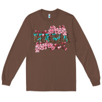 Chestnut mama with cherry blossoms Long Sleeve Tee - Artiststas
