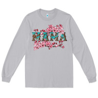 Moon Dust mama with cherry blossoms Long Sleeve Tee - Artiststas
