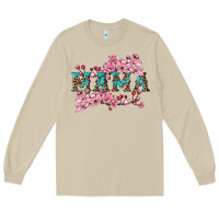 Mushroom mama with cherry blossoms Long Sleeve Tee - Artiststas
