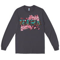 Smoke mama with cherry blossoms Long Sleeve Tee - Artiststas