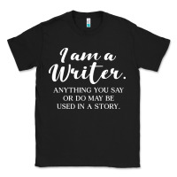 Black i am a writer Classic Tee - linhVisuals