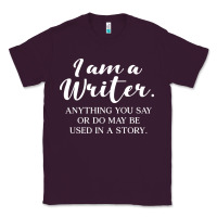 Plum i am a writer Classic Tee - linhVisuals