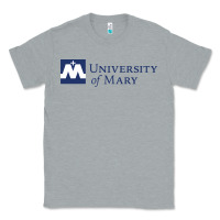 Heather Grey University of Mary, Apparel Classic Tee - linhVisuals