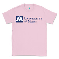 Bubblegum Pink University of Mary, Apparel Classic Tee - linhVisuals