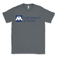 Charcoal Heather University of Mary, Apparel Classic Tee - linhVisuals