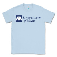 Dusty Blue University of Mary, Apparel Classic Tee - linhVisuals