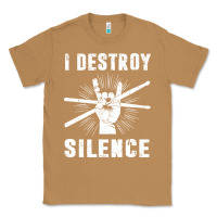 Toasted Coconut i destroy silence drum set drummer gift Classic Tee - linhVisuals