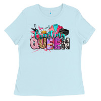 Baby Blue crafting queen Ladies Tee - Artiststas