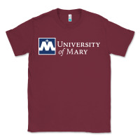 Burgundy University of Mary, Apparel Classic Tee - linhVisuals