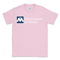 Bubblegum Pink University of Mary, Apparel Classic Tee - linhVisuals