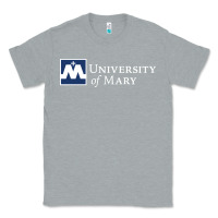 Heather Grey University of Mary, Apparel Classic Tee - linhVisuals