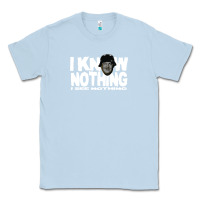 Dusty Blue i know nothing Classic Tee - linhVisuals