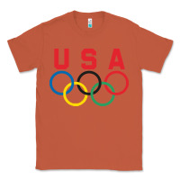 Copper OLYMPIC RINGS Classic Tee - linhVisuals