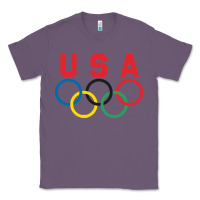 Lavender OLYMPIC RINGS Classic Tee - linhVisuals