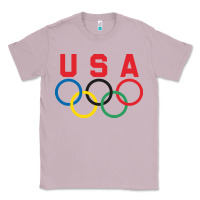 Lilac OLYMPIC RINGS Classic Tee - linhVisuals