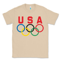 Mushroom OLYMPIC RINGS Classic Tee - linhVisuals