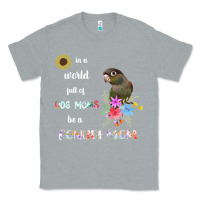 Heather Grey funny be a green cheek conure parrot bird mom mother sweatshirt Classic Tee - linhVisuals