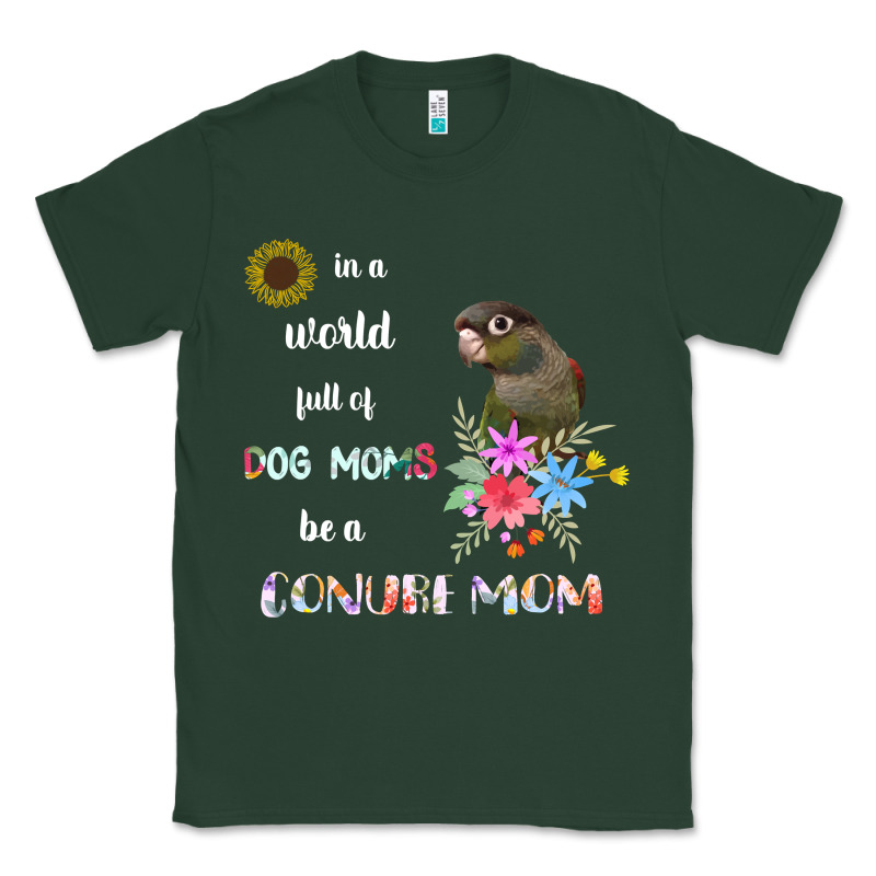 Funny Be A Green Cheek Conure Parrot Bird Mom Mother Sweatshirt Classic Tee by linhVisuals | Teevron