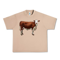 Burro hereford cow Urban Heavy Tee - LillyAllenDesigns