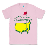 Bubblegum Pink MASTERS TOURNAMENT GOLF Classic Tee - linhVisuals