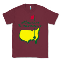 Burgundy MASTERS TOURNAMENT GOLF Classic Tee - linhVisuals