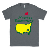Charcoal Heather MASTERS TOURNAMENT GOLF Classic Tee - linhVisuals