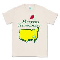 Natural MASTERS TOURNAMENT GOLF Classic Tee - linhVisuals